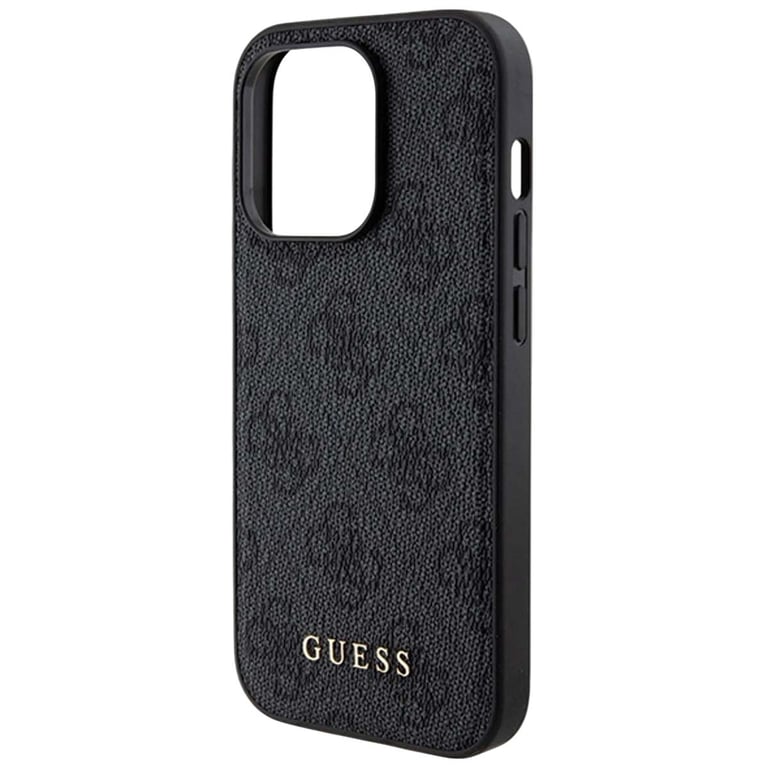 Pack Coque pour iPhone 14 Pro Max MagSafe Saffiano Motif 4G et Powerbank 5000mAh Noir - Neuf