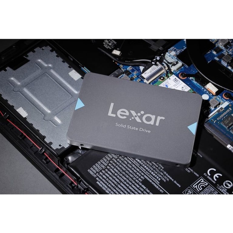 SSD Lexar NQ100 256Go 2,5  SATA III 6Gb/s jusqu'à 550Mo/s Gris pour PC portable - Neuf