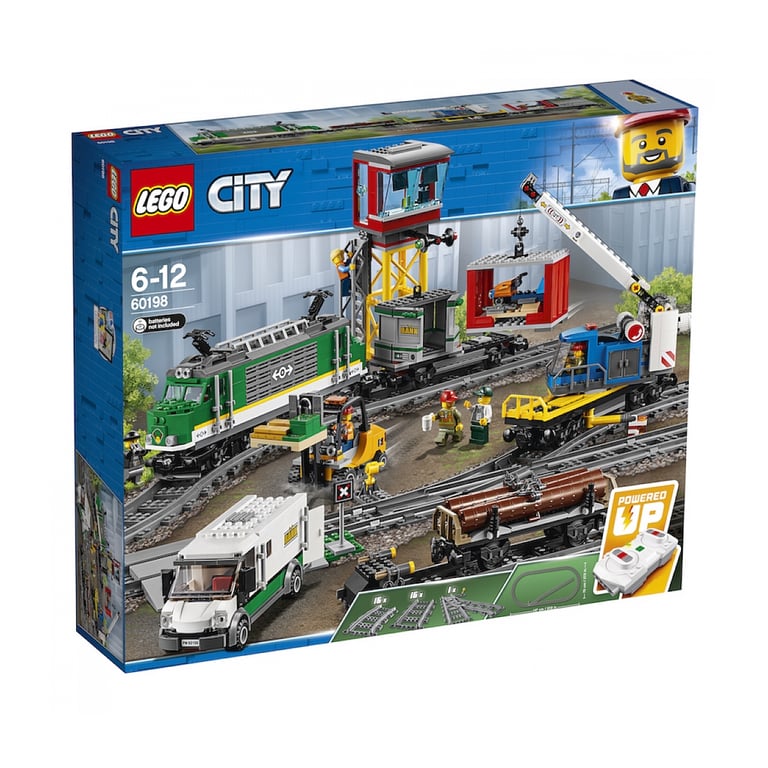 Lego City Le Train De Marchandises Télécommandé 60198 Lego La Boîte - vue 3