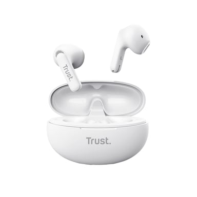 Trust Yavi Cuffie stereo senza fili (TWS) chiamate/musica USB Type-C Bluetooth Bianco