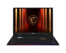 MSI Raider 18 HX AI A2XWJG-459ES Intel Core Ultra 9 285HX Ordinateur portable 45,7 cm (18'') UHD+ 64 Go DDR5-SDRAM 2 To SSD NVIDIA GeForce RTX 5090 Wi-Fi 7 (802.11be) Windows 11 Home Noir