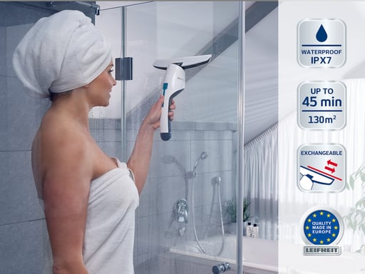 Leifheit Set aspirador para ventanas y baño Nemo
