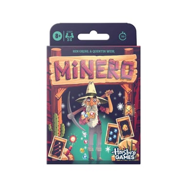 Gioco di carte Hasbro Gaming Minatore 2-5 giocatori 8+ Veloce 10 min Verde turchese