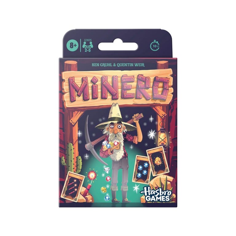 Jeu De Cartes Hasbro Gaming Minero – 2-5 Joueurs, 20 Min, 8 Ans+ - vue 4