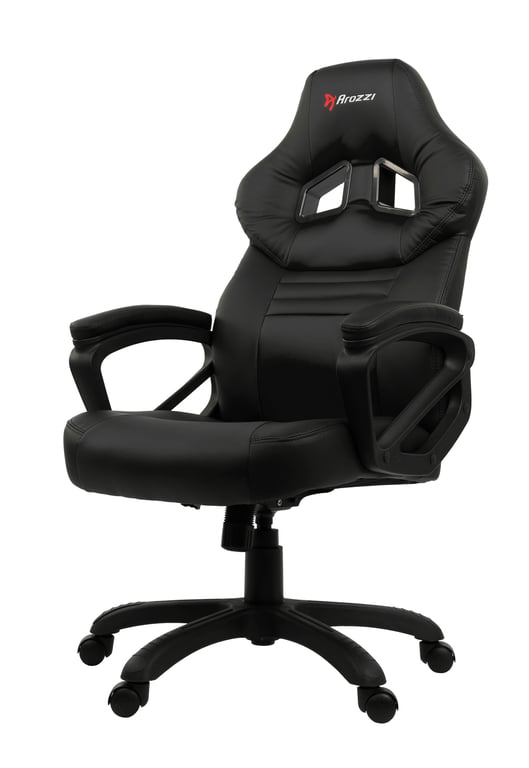 Arozzi Chaise Gaming Monza Noire accoudoirs rembourrés bascule