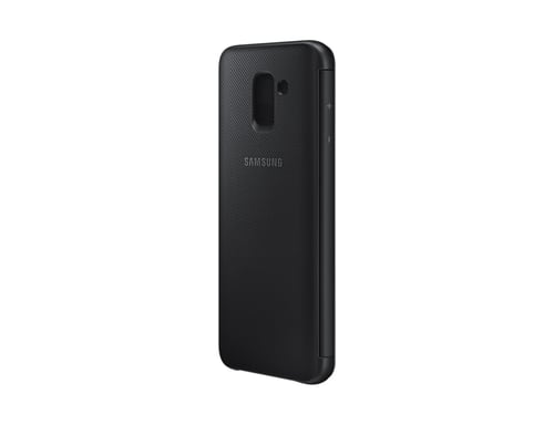 Samsung EF-WJ600 coque de protection pour téléphones portables 14,2 cm (5.6'') Étui avec portefeuille Noir Samsung Galaxy J6 (2018)