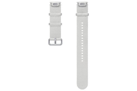 Samsung Original Athleisure Watch7 Bracciale per Galaxy Watch 4 / 5 / 6 / 7 (20 mm) - M/L - Argento