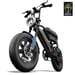 Bicicleta Eléctrica | URLIFE | T16 | 500W 48V13Ah 16'' Frenos de Disco eBike - Negro