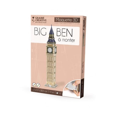 Puzzle en 3D del Big Ben - 57 piezas para montar