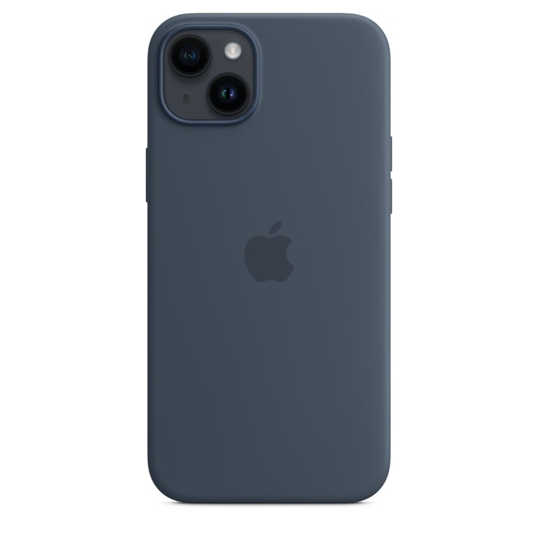 Apple Funda de silicona con MagSafe para el iPhone 14 Plus - Azul tempestad