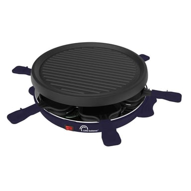 Appareil à raclette Little Balance Cheese & Fun 6 personnes 800 W Plaque 30 cm Bleu nuit