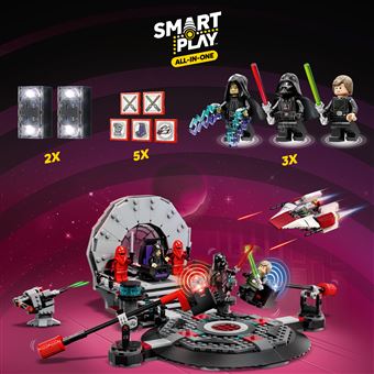 LEGO Star Wars 75427 SMART Play : duel dans la salle du trône et chasseur A-Wing - Neuf