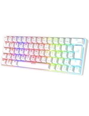 Spirit of Gamer XPERT-K200 teclado Juego Bluetooth Blanco Spirit