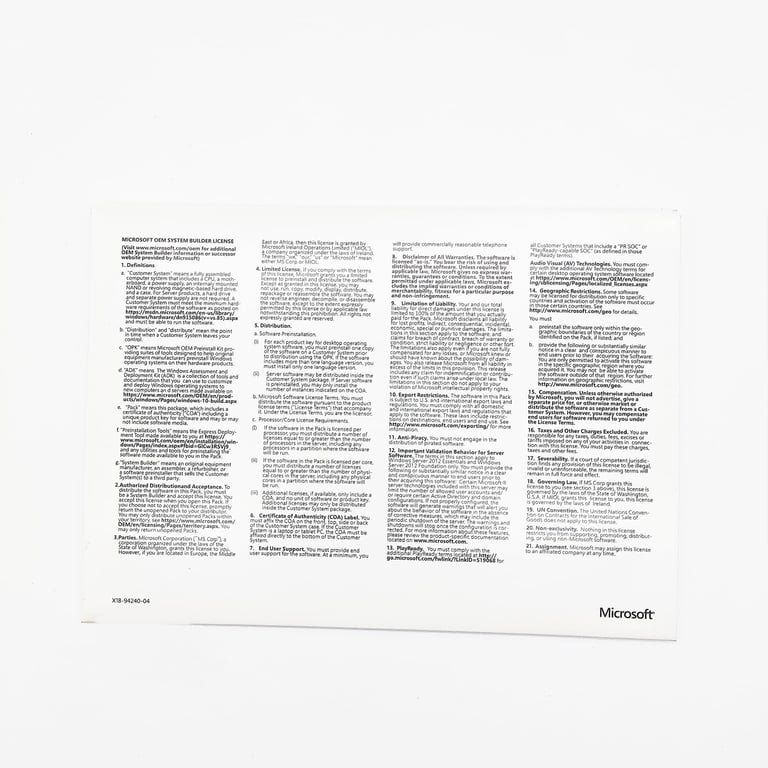 Microsoft Windows 11 Professionnel OEM DVD - vue 6