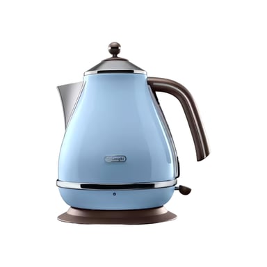 Bouilloire électrique DeLonghi Icona Vintage KBOV2001.AZ - 1,7 L, bleue
