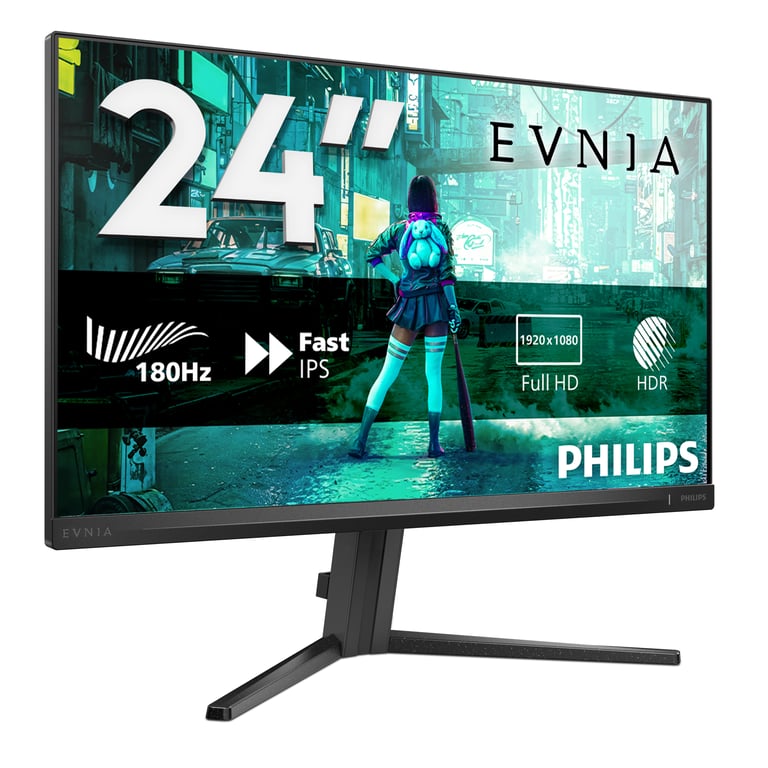 Écran PC PHILIPS Evnia 24M2N3200S 23 8 FHD Dalle Fast IPS 180Hz 0 5ms Smart Crosshair HDMIDP - vue 4