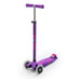 Maxi Micro Deluxe Scooter LED morado para niños de 5 a 12 años