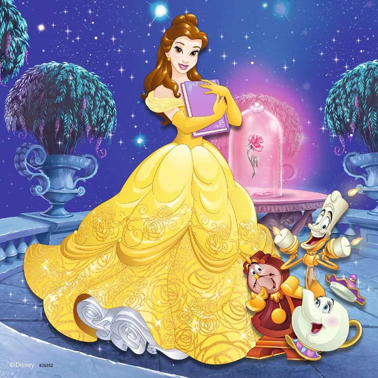 Puzzle 3 x 49 pièces : Princesses Disney : Les aventures des Disney Princesses Ravensburger France - vue 4