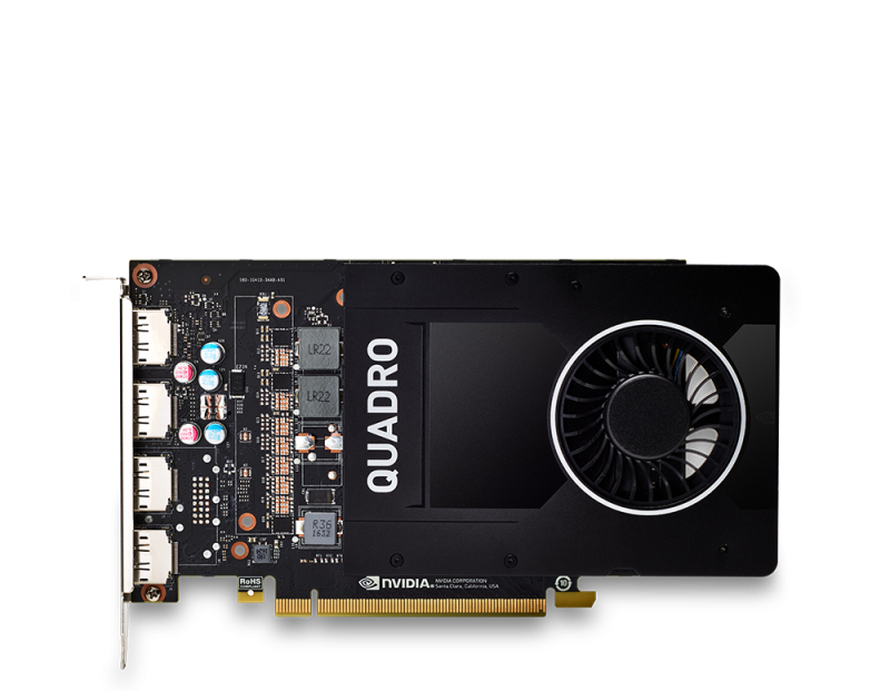 PNY VCQP2000BLK 1 carte graphique NVIDIA Quadro P2000 5 Go GDDR5 Neuf - vue 2