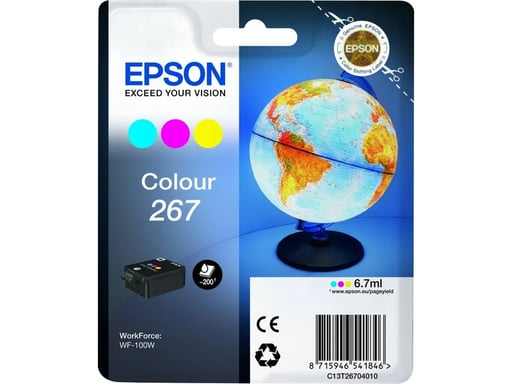 INK EPSON C13T26704010 Globo 3C x WF-100W WF-110W