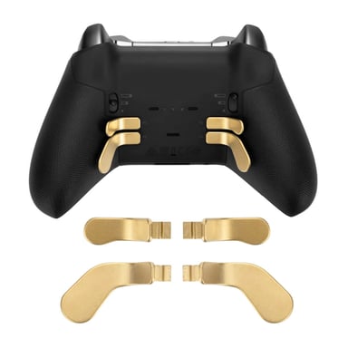Palas con agarre para el pulgar y D-pads para controlar el juego Gold