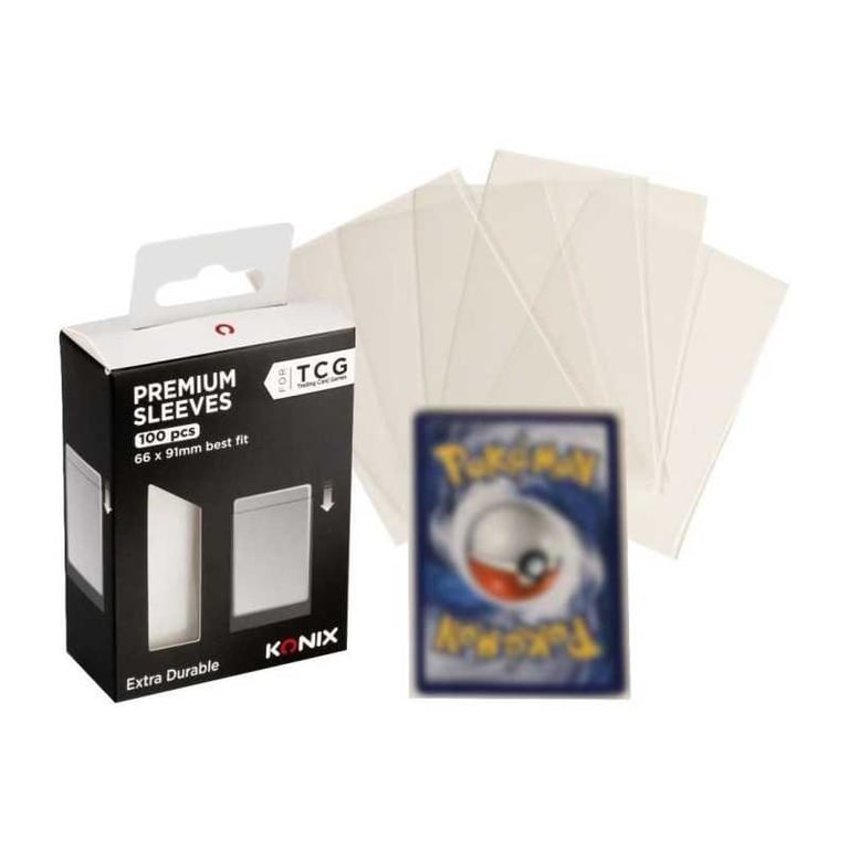 Konix Protège-cartes - Premium Sleeves - 100 pochettes - Compatible Magic The Gathering Pokémon