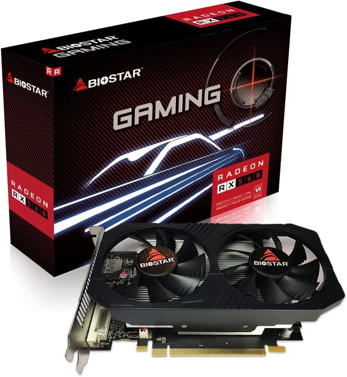 Biostar Radeon RX560 AMD Radeon RX 560 4 Go GDDR5 Neuf - vue 3
