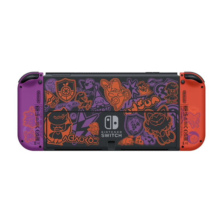 Switch Oled Ed. Pokémon Ecarlate & Violet Edition - Console de jeux  portables 17,8 cm (7") 64 Go Écran tactile Wifi - Nintendo