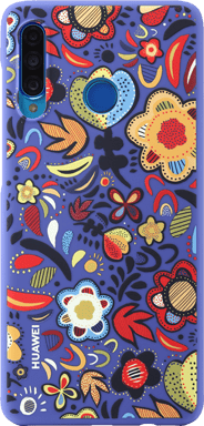 Huawei Funda para Huawei P30 Lite Semi-Rígida Floral Multicolor