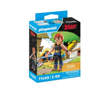 PLAYMOBIL personaje Adrénaline, Hija de Vercingétorix - Aventuras Galas
