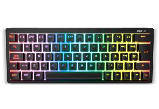 Krom Kreator teclado Juego USB Negro