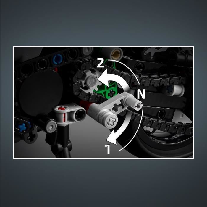 Lego Technic La Moto Kawasaki Ninja H2r 42170 Lego - vue 3