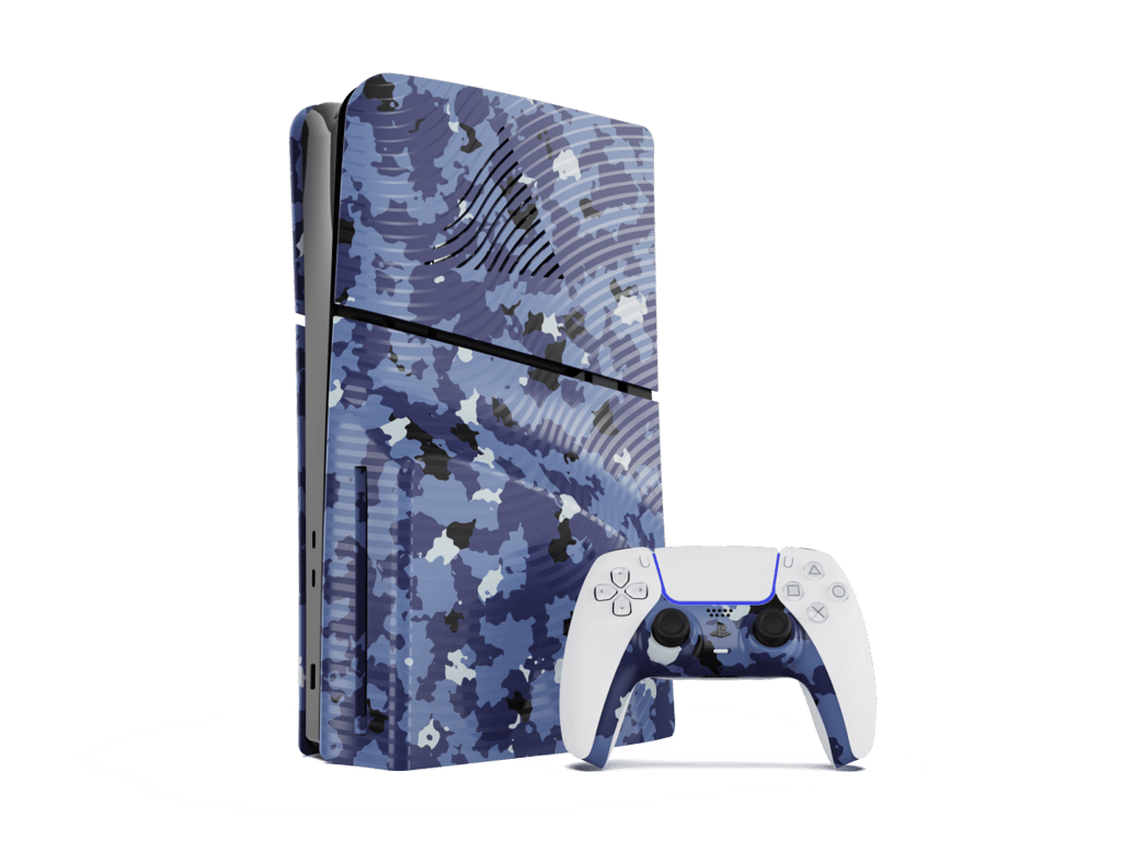 PlayStation 5 SLIM WAVE CAMO FACEPLATES KIT Faceplates + Controller Faceplates Camo Neuf