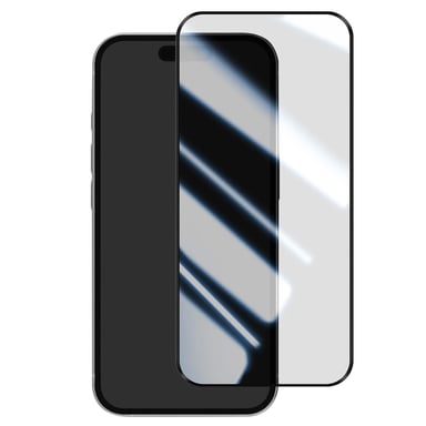 Crong Paquete de 2 protectores de pantalla EasyShield para iPhone 15 / 16 de vidrio templado Transparente