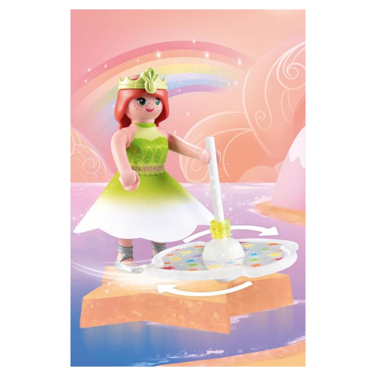 Toupie Arc-en-Ciel avec Princesse : Créez des Spectacles Colorés - Neuf