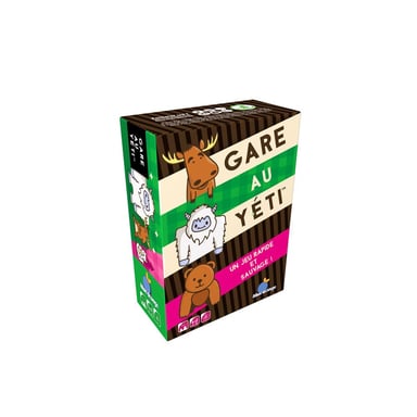Jeu de cartes autonome Blue Orange Gare au Yeti Rapidite et observation 93 cartes 3-6 joueurs Multicolore
