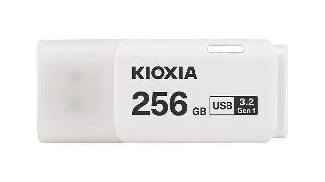 Kioxia U301 lecteur USB flash 256 Go USB Type-A 3.2 Gen 1 (3.1 Gen 1) Blanc