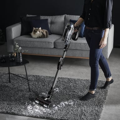 Rowenta X-Force Flex RH99A9 aspirateur Noir, Gris Sans sac