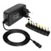 LinQ Cargador para portátil de 150W con puerto USB y 8 cabezales Negro