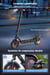 ISCOOTER I10 10'' Monopattino elettrico pieghevole per pendolari Motore da 650 W Batteria da 36V 15 Ah