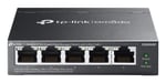 TP-Link Omada ES205G Gestionado Gigabit Ethernet (10/100/1000) Energía sobre Ethernet (PoE) Negro