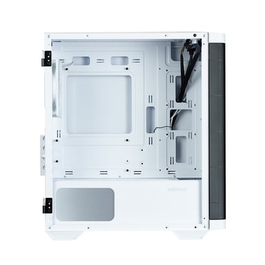 Zalman M4 WHITE Unità centrale Mini Tower Nero, Bianco