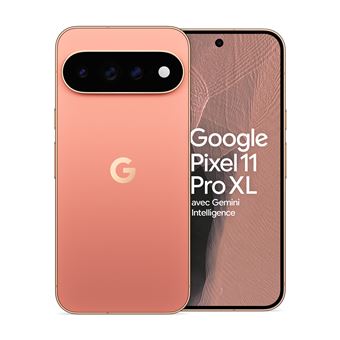 Pixel 11 Pro XL (5G) 256 Go, Rose pêche - Neuf