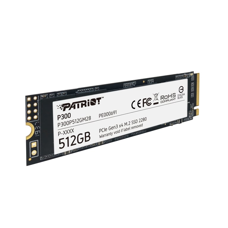 Patriot Memory P300P256GM28 disque SSD .2 PCI Express NVMe Neuf - vue 2