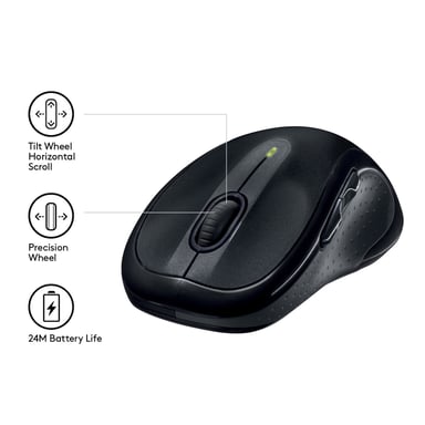 Ratón láser RF inalámbrico Logitech M510