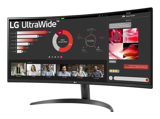 LG 34WR50QK-B Monitor PC Quad HD a schermo piatto ampio 86,4 cm (34'') Nero