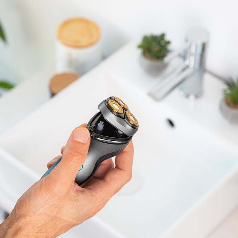 Cecotec Tondeuse à Barbe Bamba PrecisionCare PerfectCut. Lames en Acier inoxydable Revêtement Mouvement 3D Batterie au lithium autonomie 40 min - vue 4