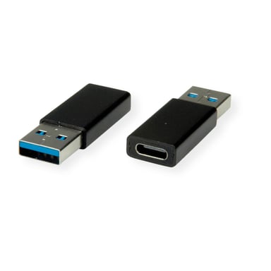 VALUE Adapter, USB 3.2 Gen 1, Type A - C, M/F USB Type A USB Type C Nero
