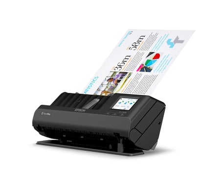 Epson ES-C380W Chargeur automatique de documents + Scanner à feuille 600 x 600 DPI A4 Noir