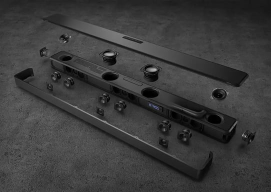 Barra de sonido Philips Fidelio B1 Dolby Atmos 7.1.2 Negro